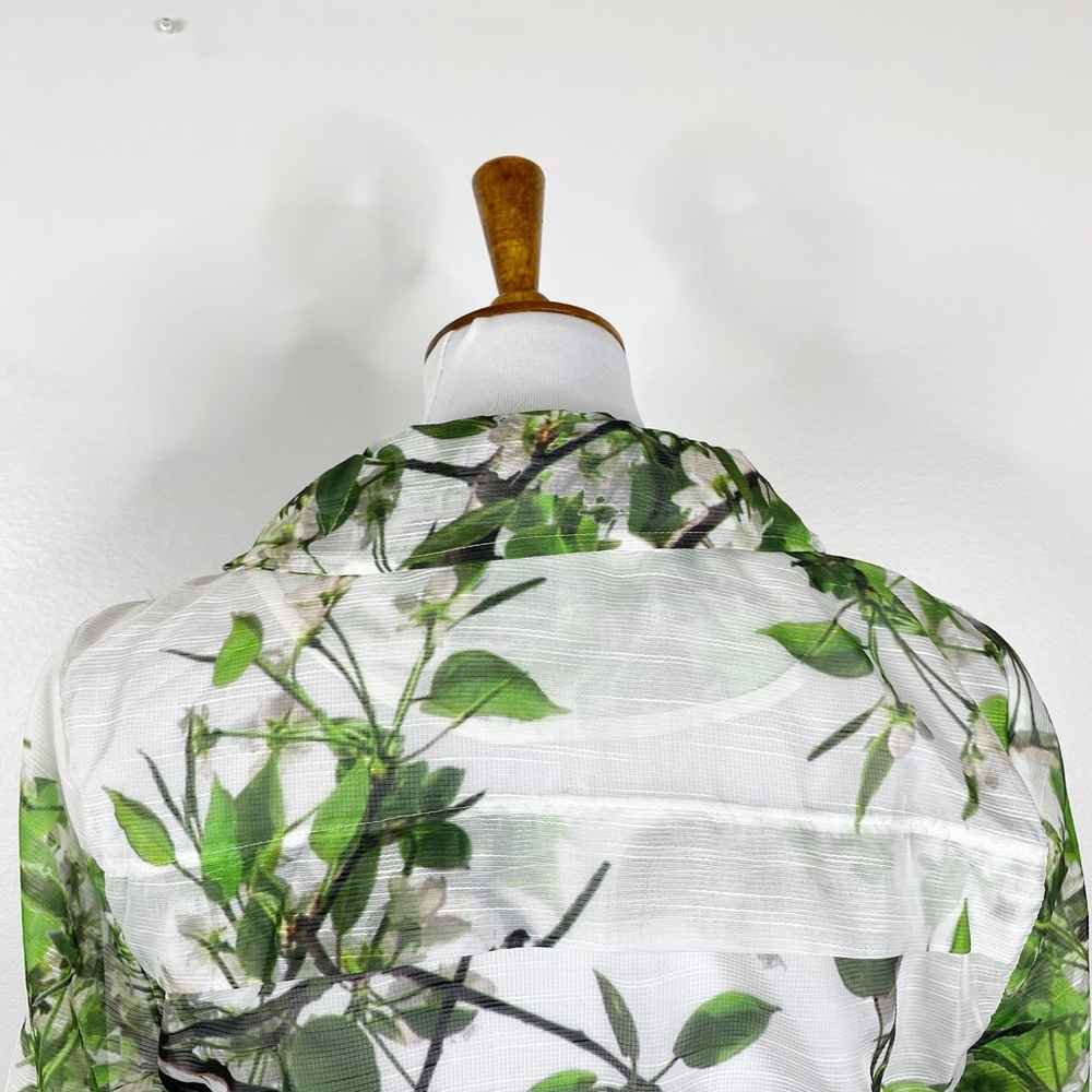 NWT Luii Sheer Branches Jacket Sz. S Lightweight w/Hood - Picture 8 of 16